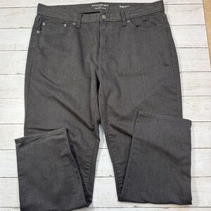 Banana Republic Travel Jean Athletic Fit 36x30 Gray Stretch Denim Pants